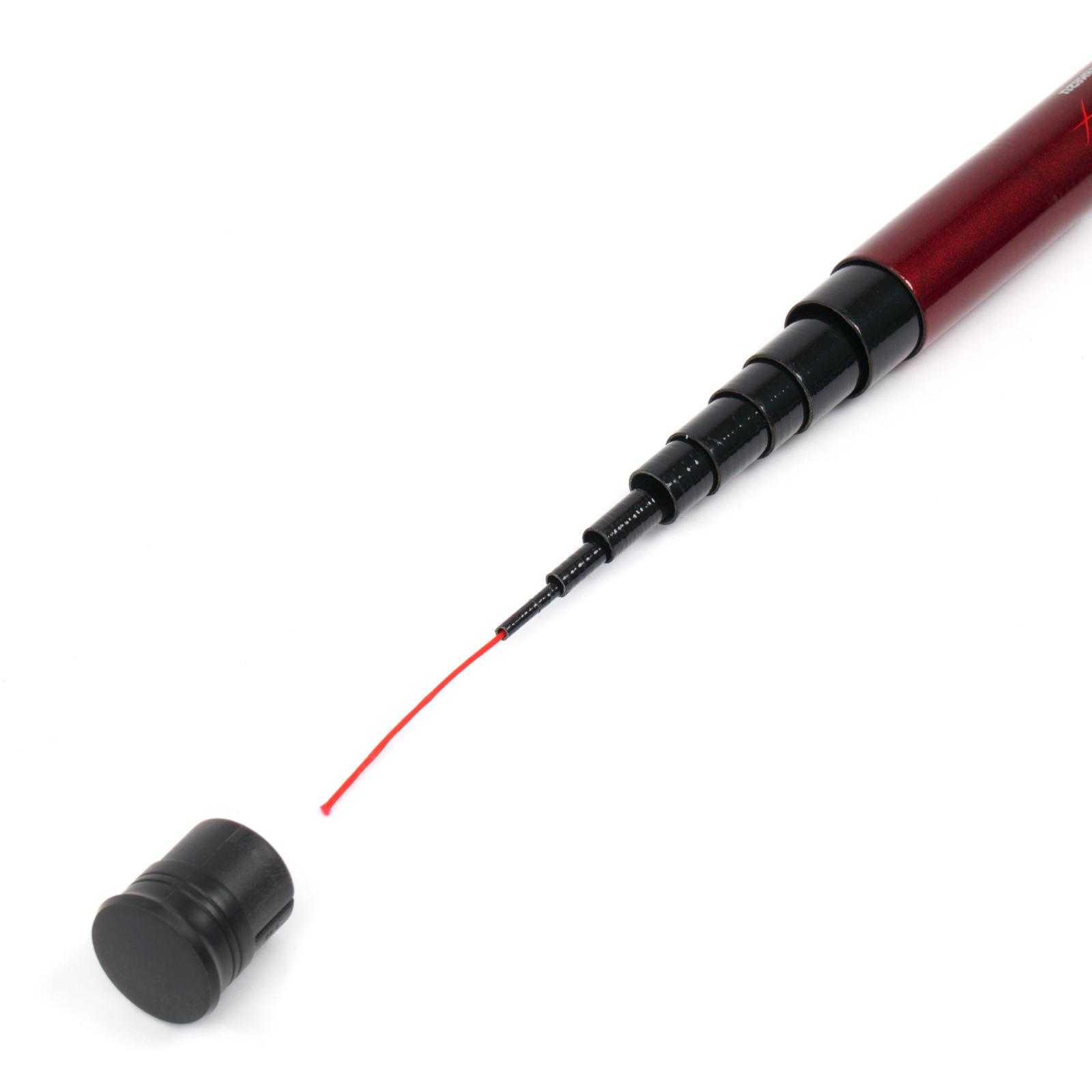 Удилище маховое стеклопластиковое б/к NAMAZU Raptor Compact Pole, 6,3 м, тест 5-25 г - 3
