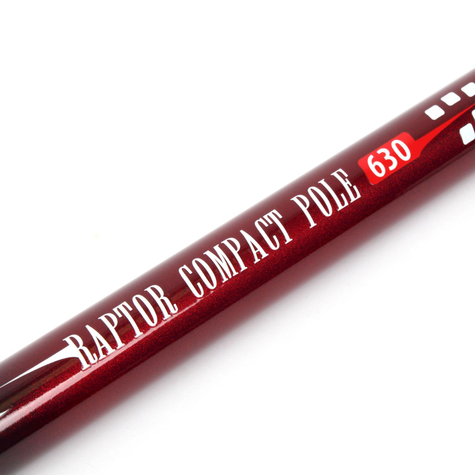 Удилище маховое стеклопластиковое б/к NAMAZU Raptor Compact Pole, 6,3 м, тест 5-25 г - 5