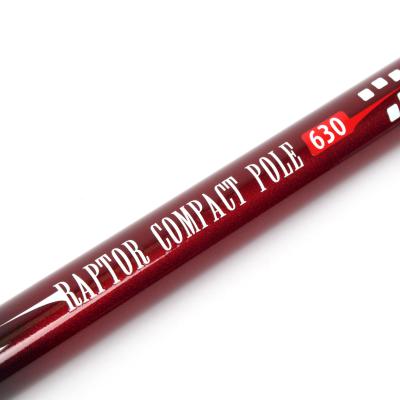 Удилище маховое стеклопластиковое б/к NAMAZU Raptor Compact Pole, 6,3 м, тест 5-25 г - 5
