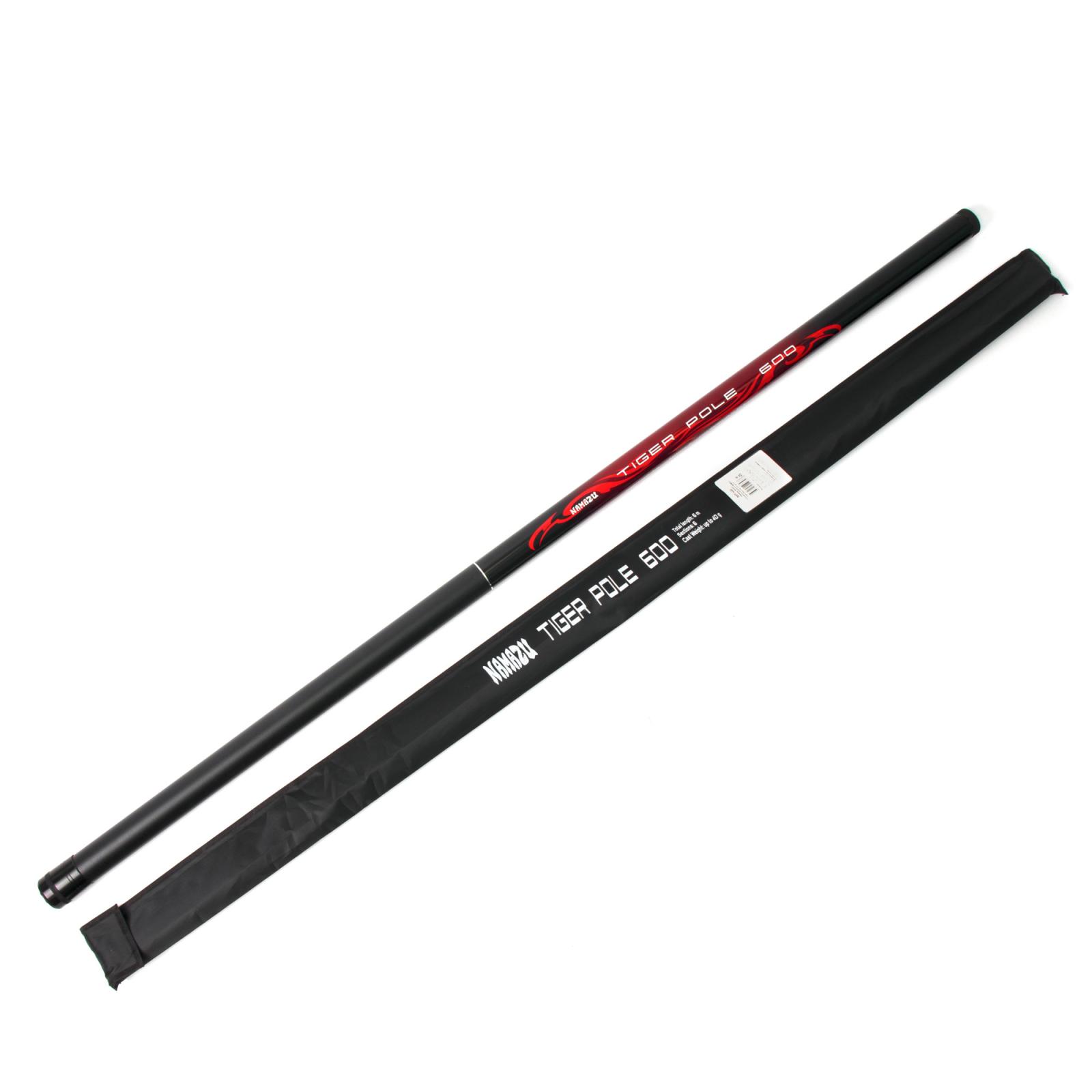 Удилище маховое стеклопластиковое б/к NAMAZU Tiger Pole, 6 м, тест до 40 г - 7