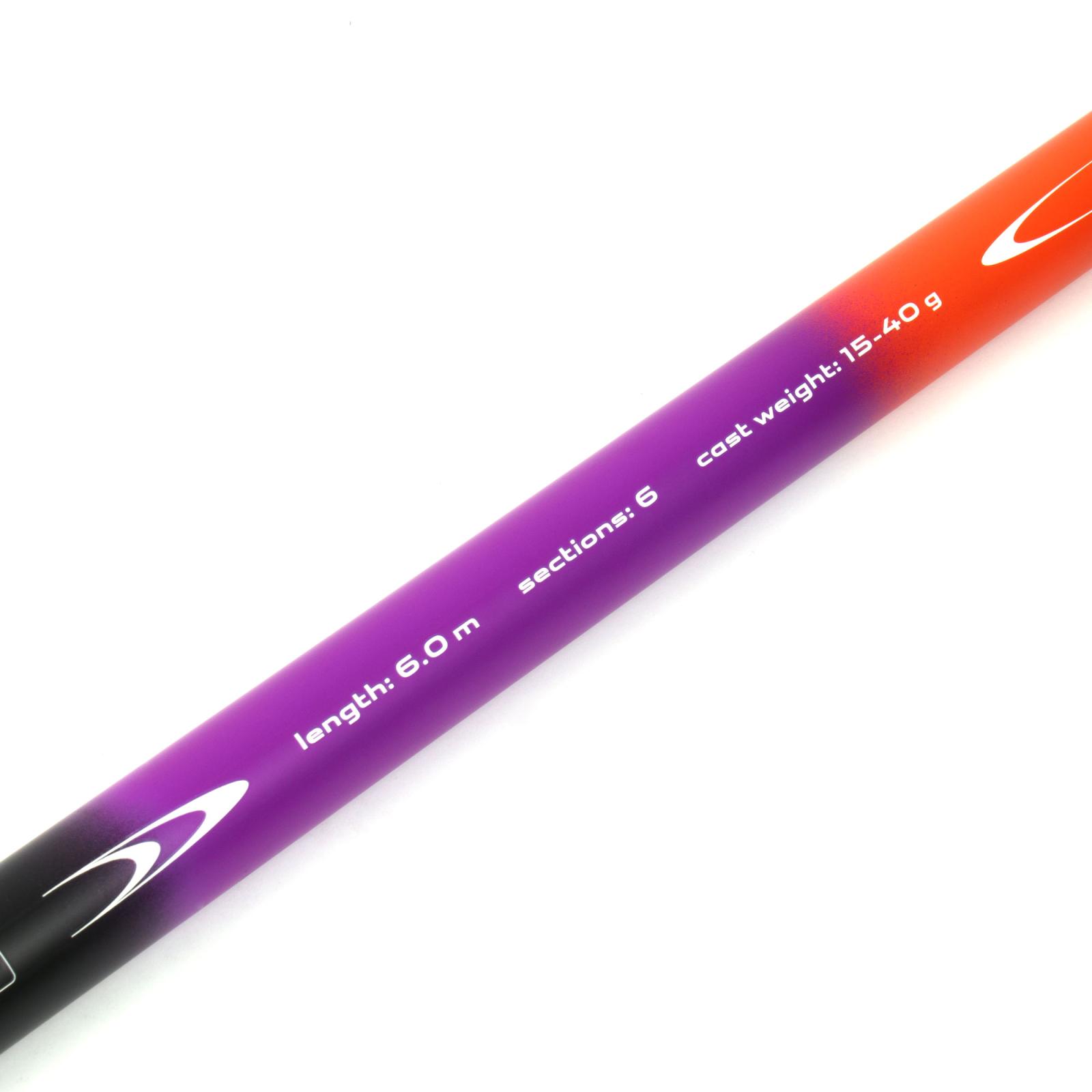 Удилище стеклопластиковое с/к NAMAZU Fortune Bolo, 6 м, тест 15-40г - 5