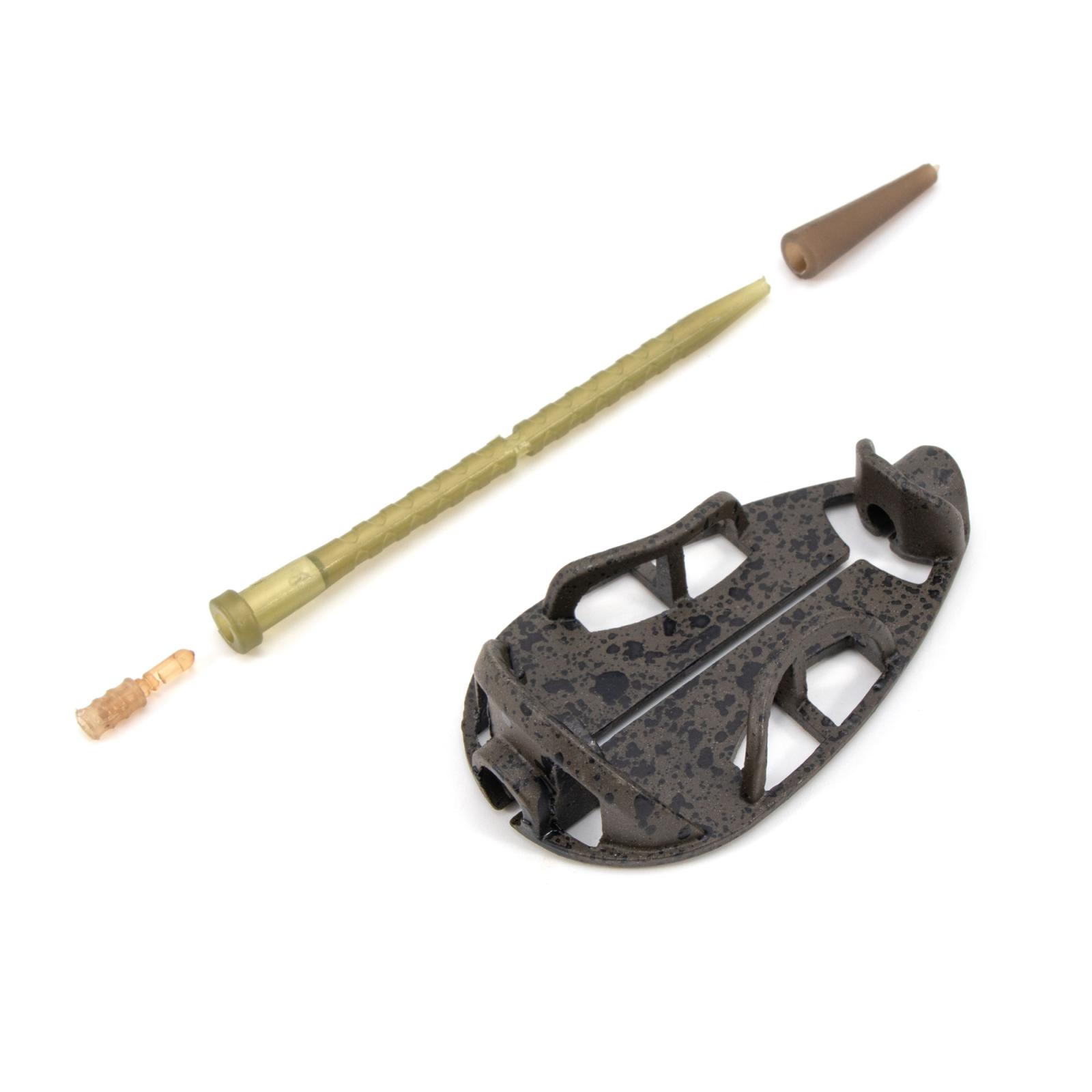 Набор кормушек Namazu In-Line Flat Method Feeder Set XL, 45+45г, с пресс-формой - 4