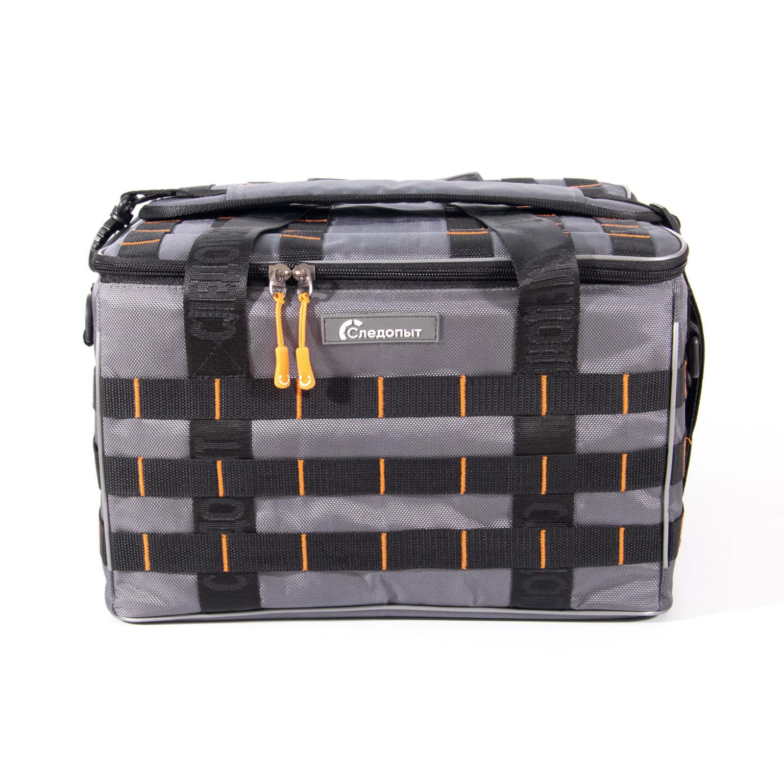 Сумка рыболовная "СЛЕДОПЫТ" Base Lure Bag XXL, 38х38х25 см, без коробок, цв. серый - 3