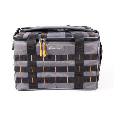 Сумка рыболовная "СЛЕДОПЫТ" Base Lure Bag XXL, 38х38х25 см, без коробок, цв. серый - 3