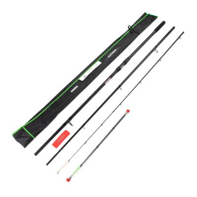Удилище фидерное штекерное карбоновое NAMAZU Catana 390MH, 3,9 м, тест 60-120 г - 9