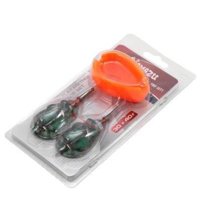 Набор кормушек Namazu In-Line Flat Method Feeder Set, 30+40 г, с пресс-формой - 6