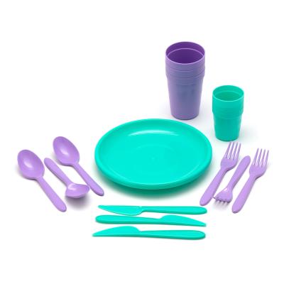 Набор для пикника СЛЕДОПЫТ Picnic Set, на 3 персоны, пластик, в контейнере - 1