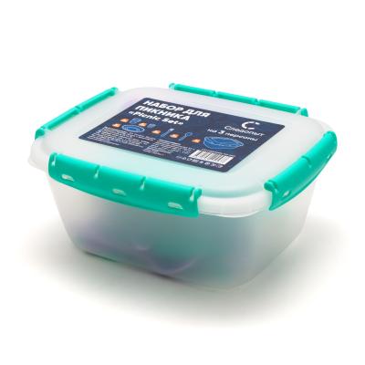 Набор для пикника СЛЕДОПЫТ Picnic Set, на 3 персоны, пластик, в контейнере - 6