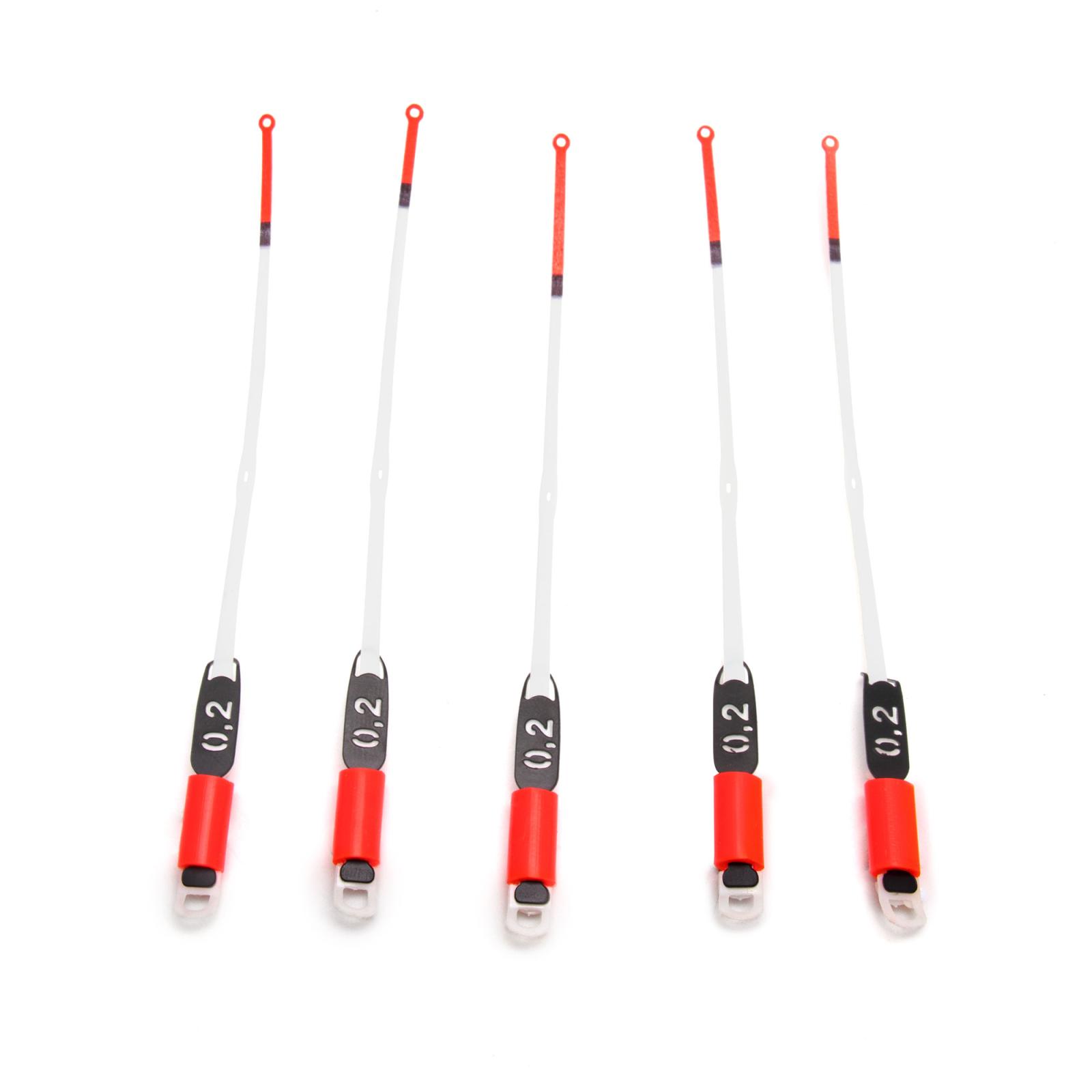 Сторожок лавсановый Яман STYLE 2 TAPER, 100 мм, 0,2 г (уп. 5 шт.) - 2