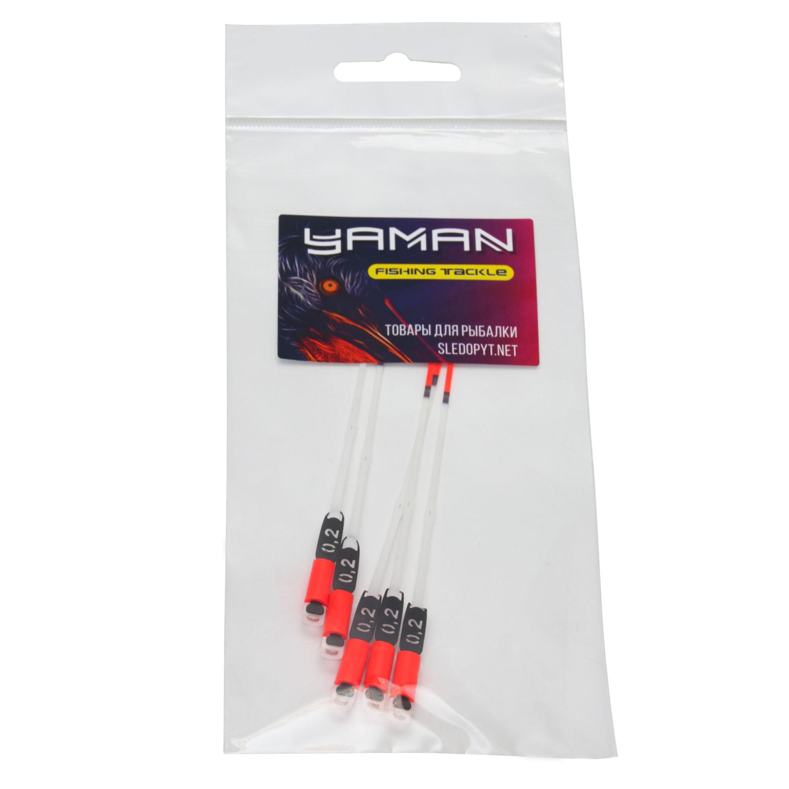 Сторожок лавсановый Яман STYLE 2 TAPER, 100 мм, 0,2 г (уп. 5 шт.) - 6