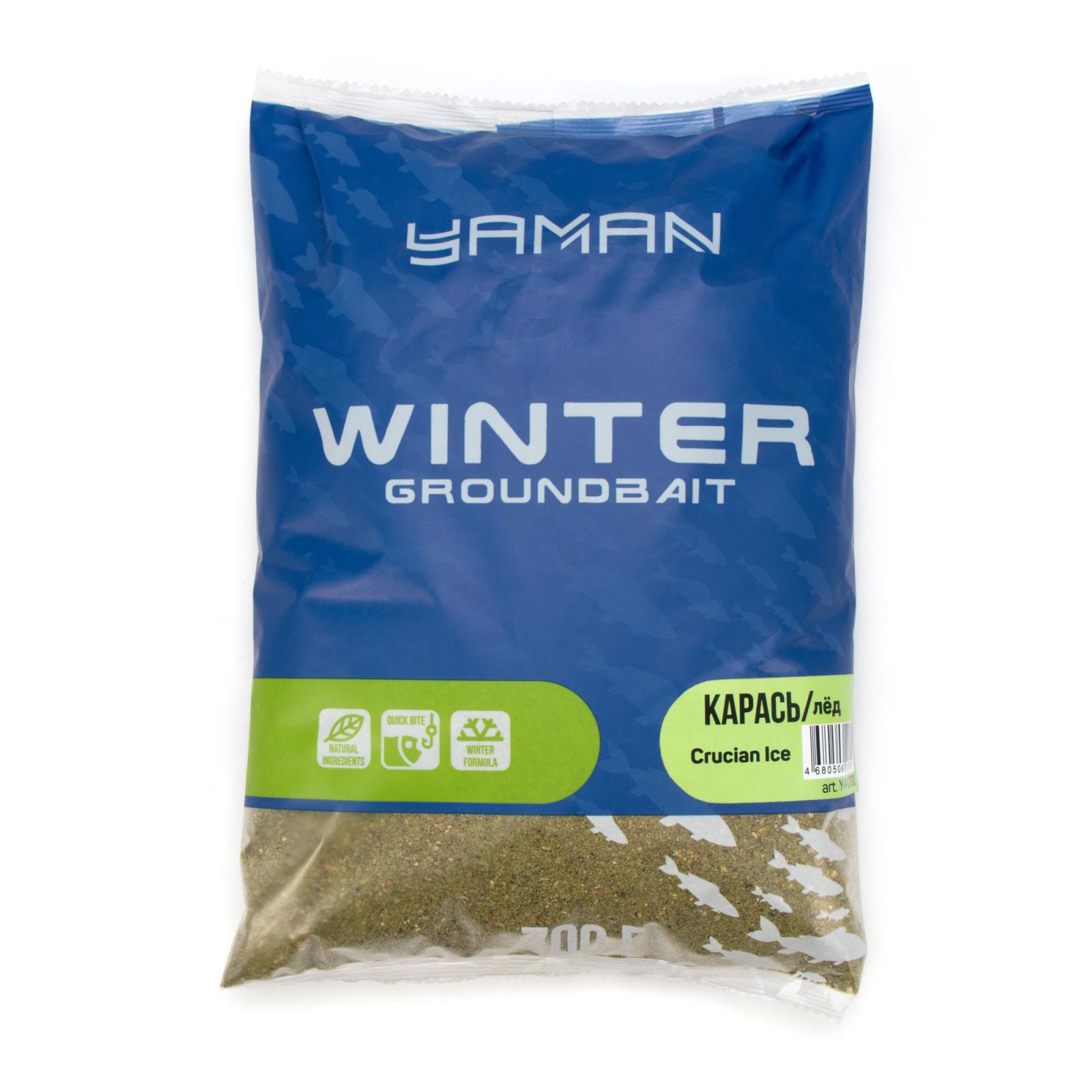 Прикормка Yaman Winter Crucian Ice зимняя (карась лед), 700 г
