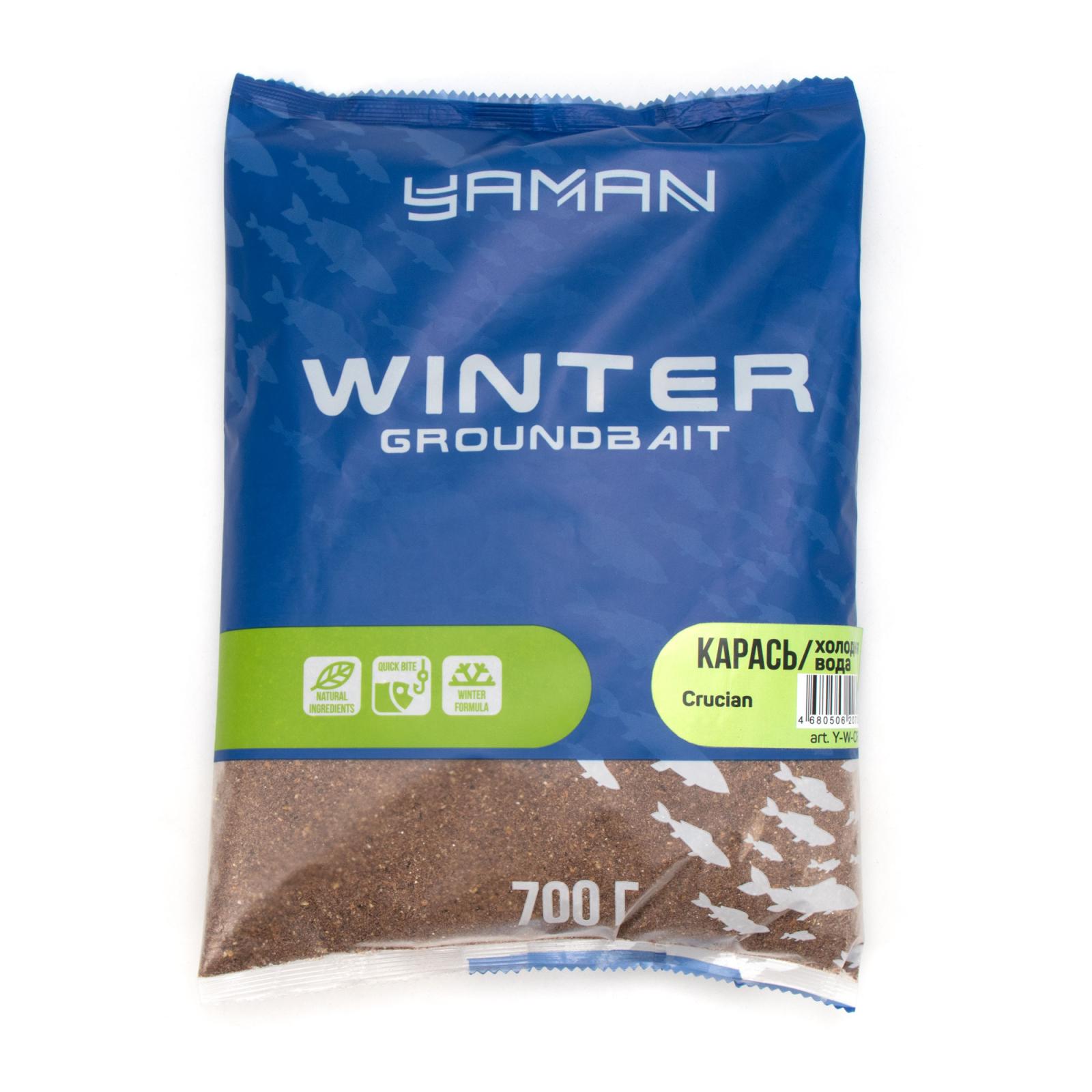 Прикормка Yaman Winter Crucian зимняя (карась холодная вода), 700 г