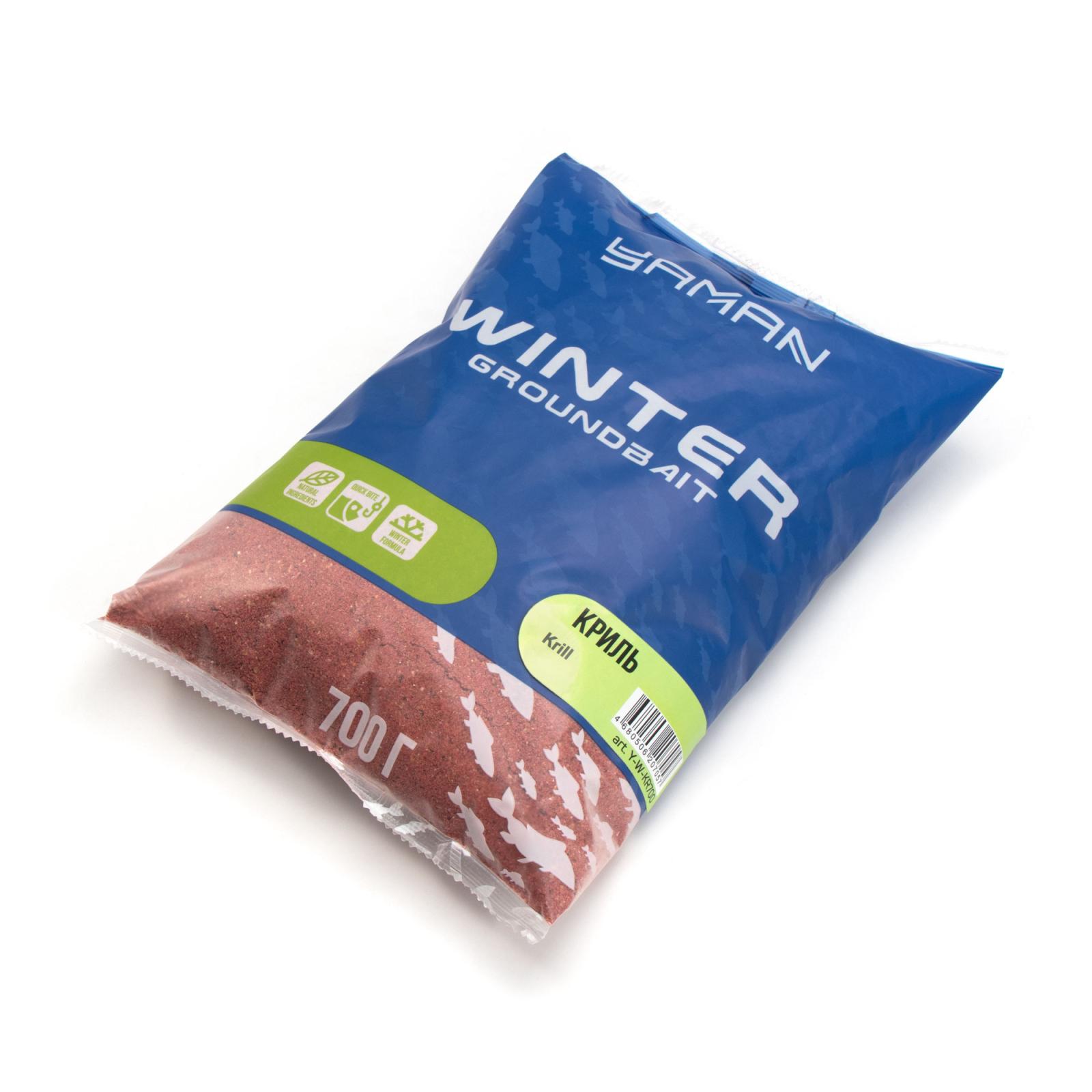 Прикормка Yaman Winter Krill зимняя (криль), 700 г - 2