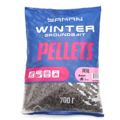Прикормка Yaman Winter Pellets Bream зимняя (лещ), 700 г - 1