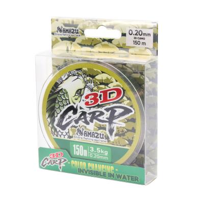 Леска Namazu 3D Carp, L-150 м, d-0,20 мм, test-3,5 кг, 3D Camo - 4