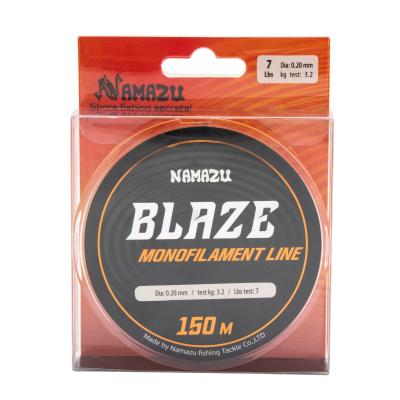 Леска Namazu Blaze, L-150 м, d-0,20 мм, test-3,2 кг, оранжевая - 5