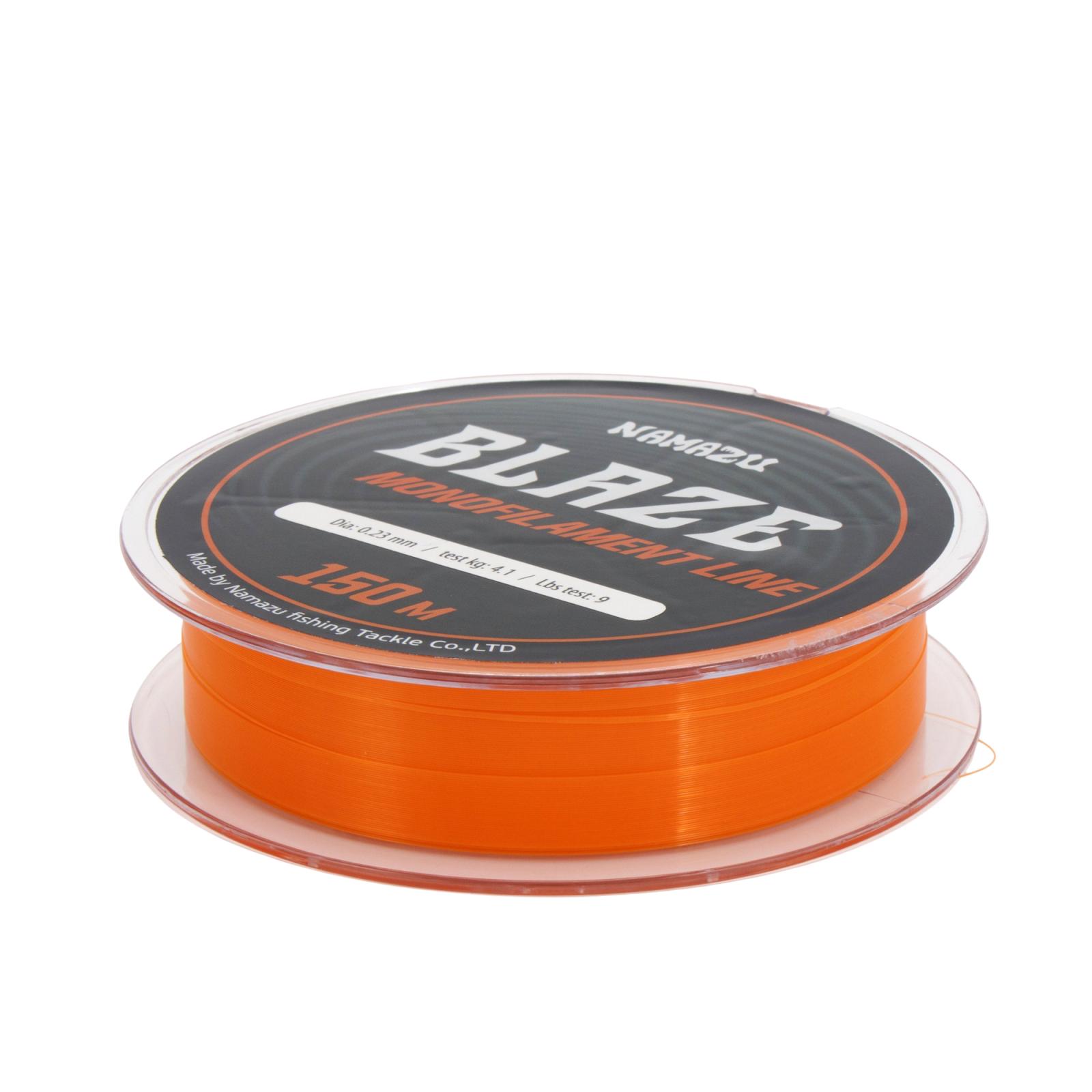 Леска Namazu Blaze, L-150 м, d-0,23 мм, test-4,1 кг, оранжевая - 3