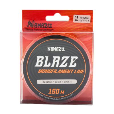 Леска Namazu Blaze, L-150 м, d-0,29 мм, test-6 кг, оранжевая - 5