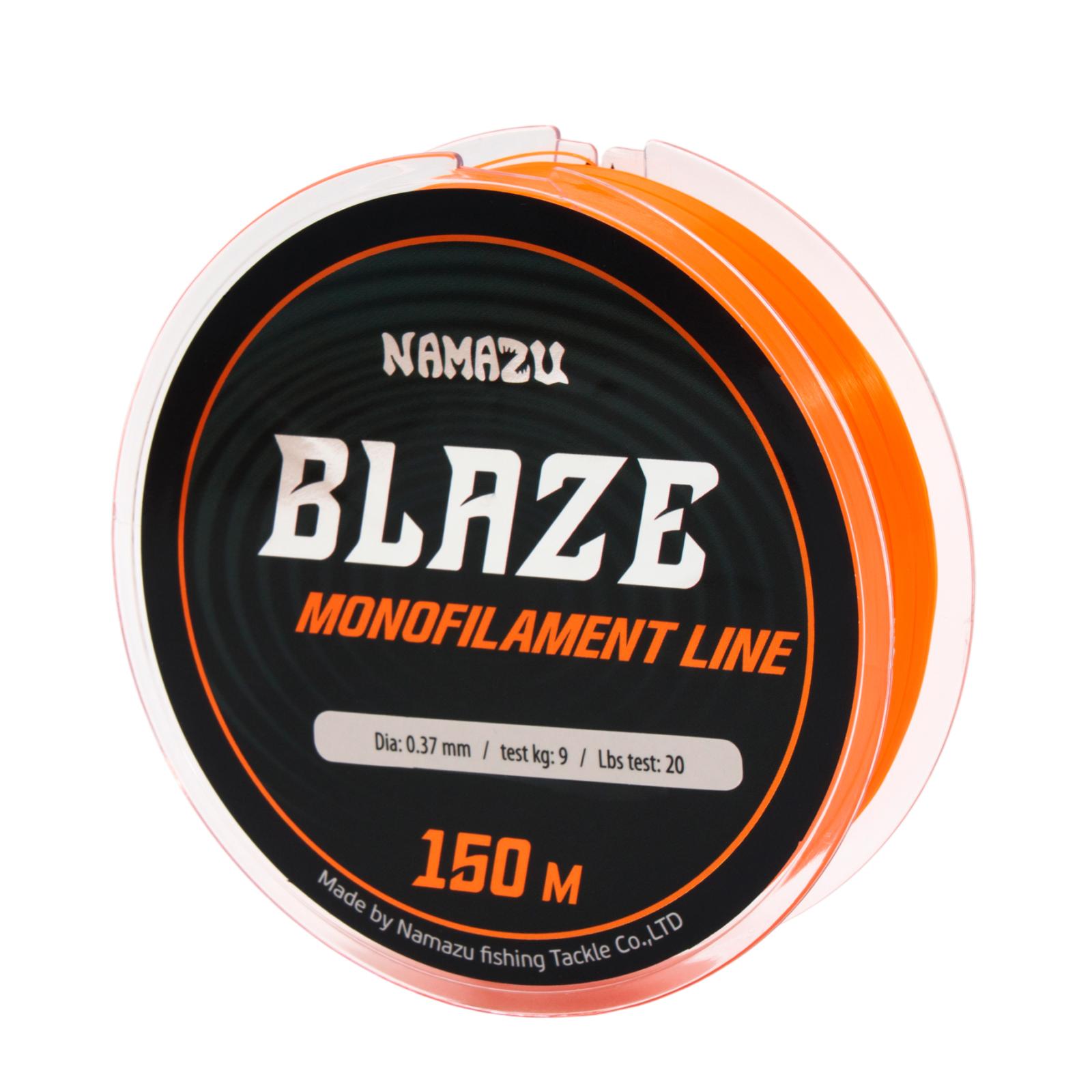 Леска Namazu Blaze, L-150 м, d-0,37 мм, test-9 кг, оранжевая - 2