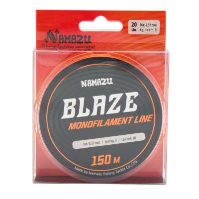 Леска Namazu Blaze, L-150 м, d-0,37 мм, test-9 кг, оранжевая - 4