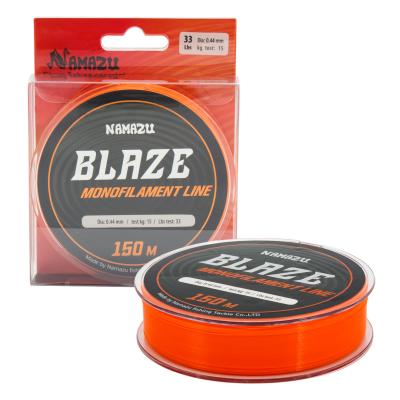Леска Namazu Blaze, L-150 м, d-0,44 мм, test-15 кг, оранжевая - 1