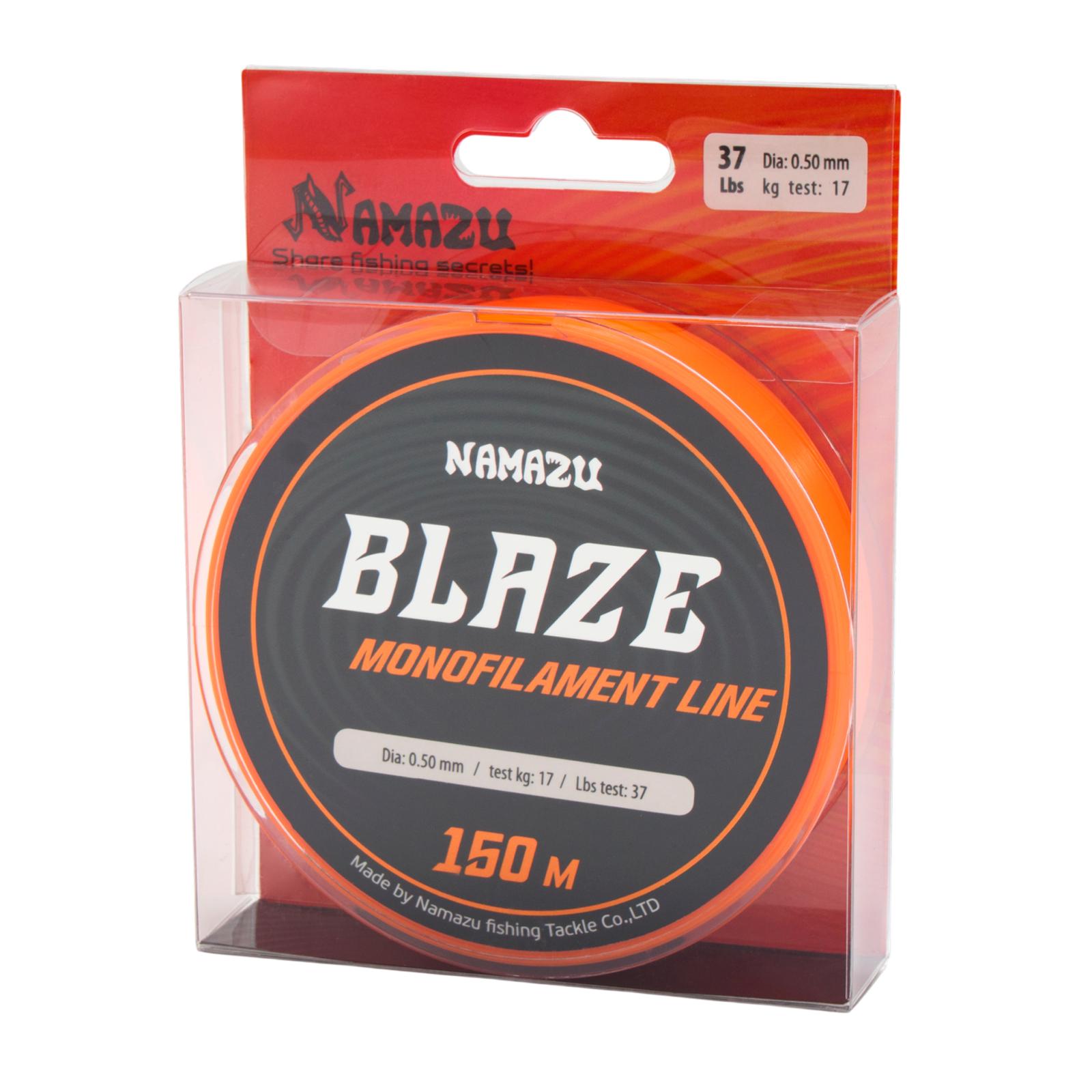Леска Namazu Blaze, L-150 м, d-0,50 мм, test-17 кг, оранжевая - 4