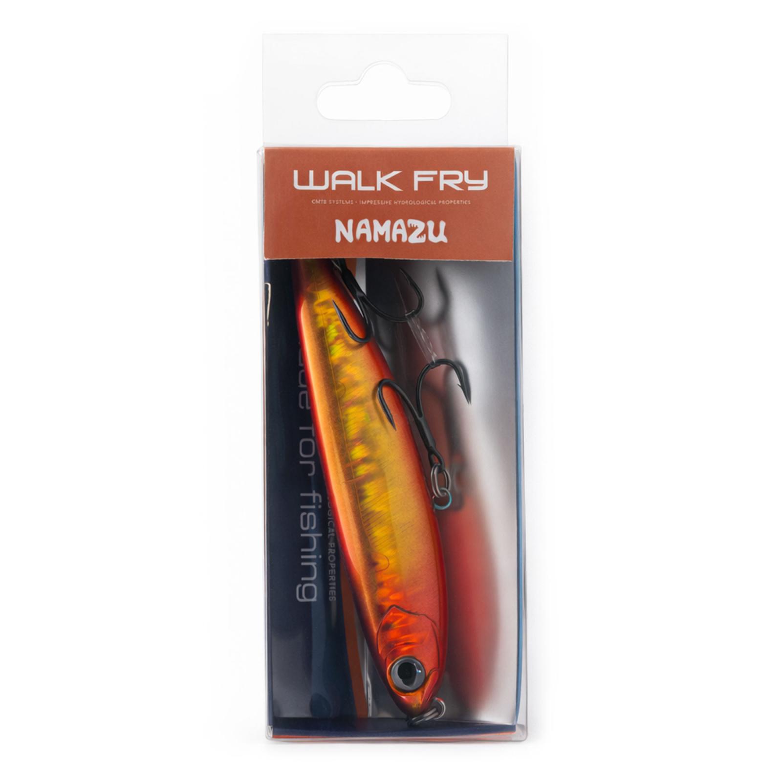 Воблер Namazu Walk Fry, L-85мм, 12 г, волкер, поверхностный, цвет №19 - 5