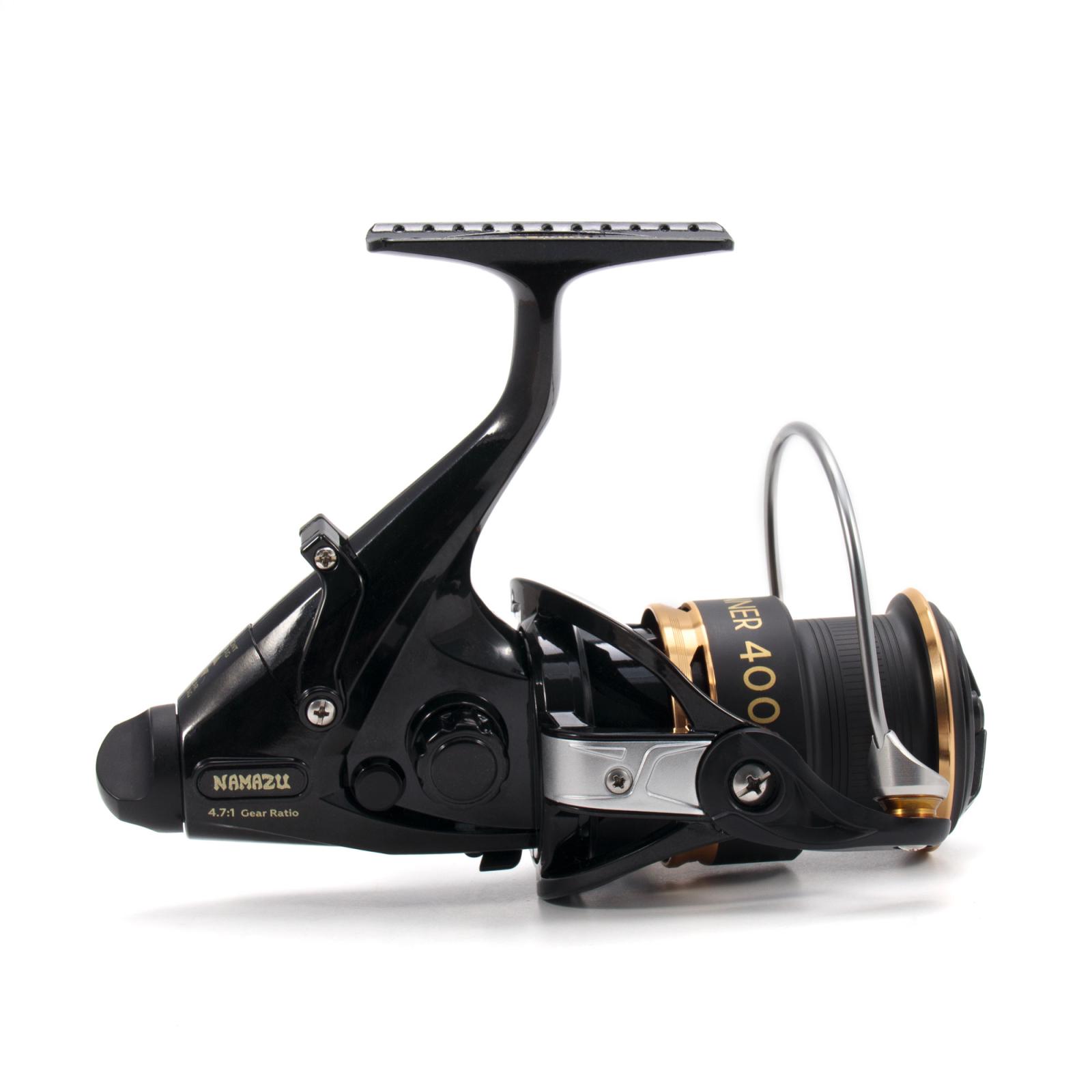 Катушка безынерционная Namazu Pro Baitrunner BR4000, 6+1 подш., метал. шпуля - 3