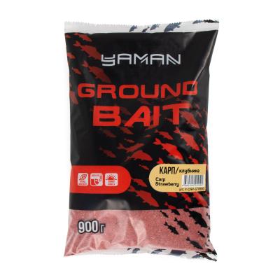 Прикормка Yaman Carp Strawberry (карп, клубника), 900 г - 1