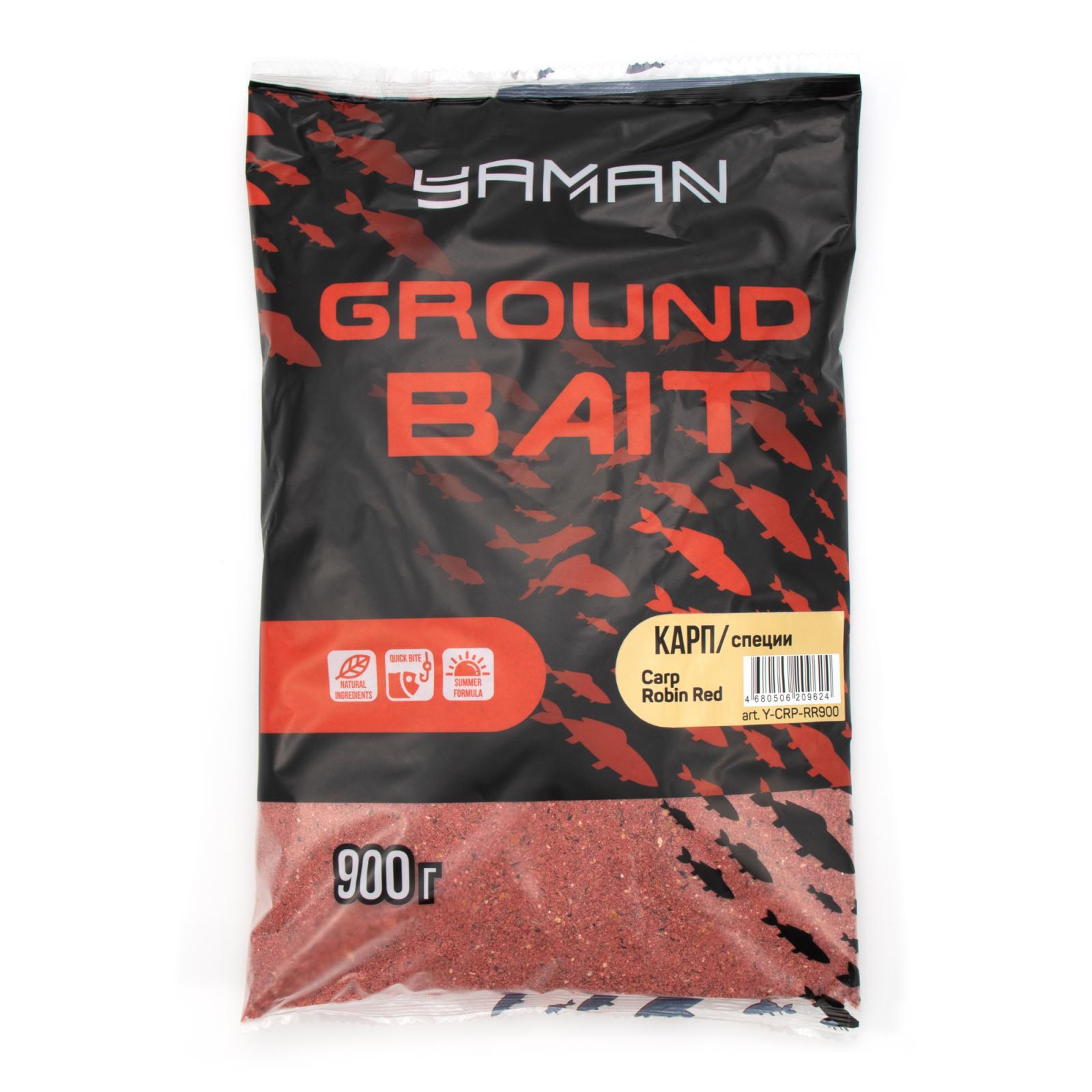 Прикормка Yaman Carp Robin Red (карп, специи), 900 г