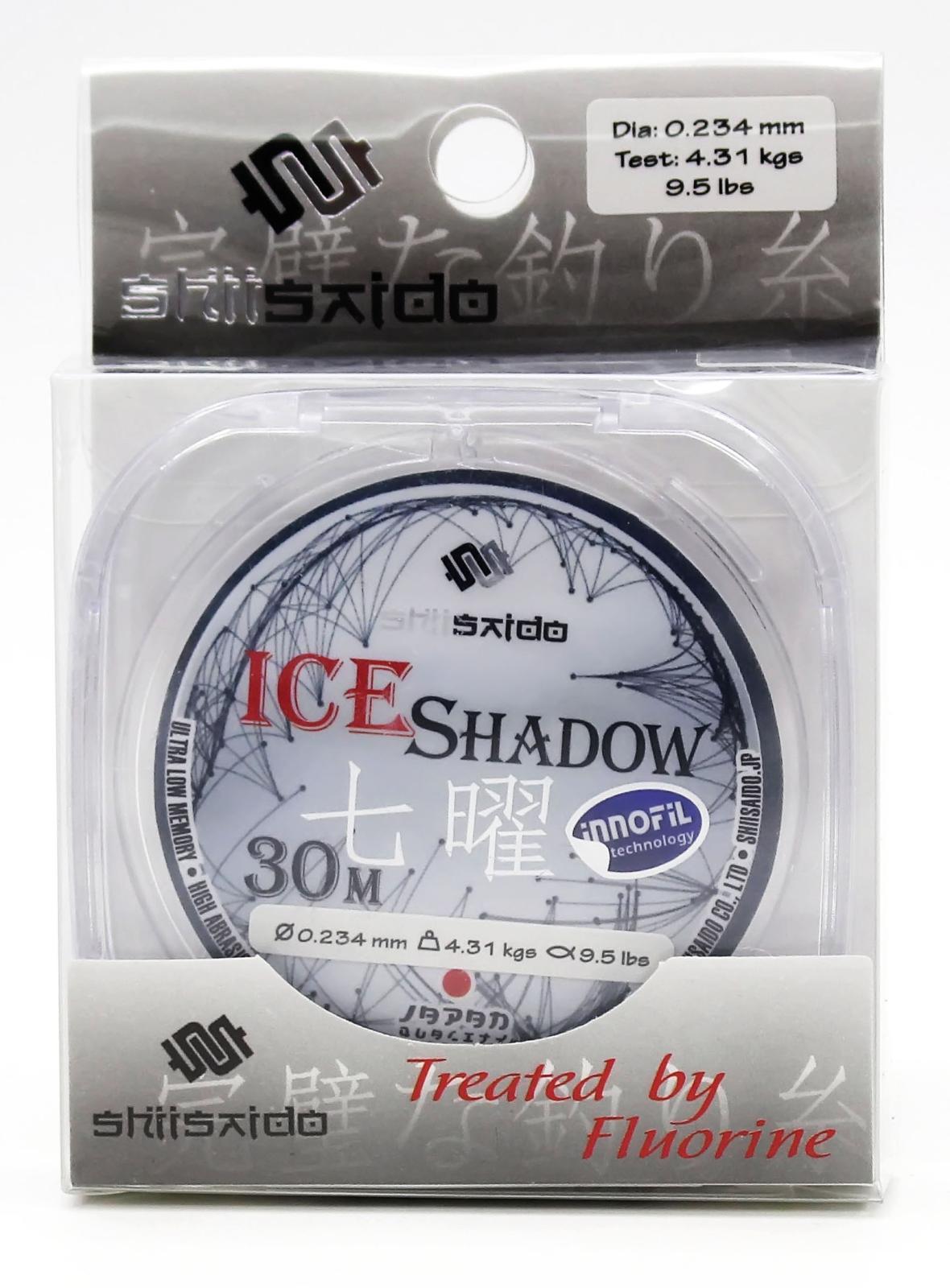 Леска "Shii Saido" Ice Shadow, L-30 м, d-0,074 мм, test-0,48 кг, прозрачная