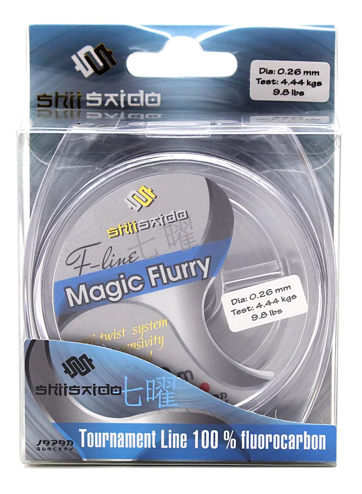 Флюорокарбон "Shii Saido" Magic Flurry, L-30 м, d-0,118 мм, test-0,99 кг, прозрачный