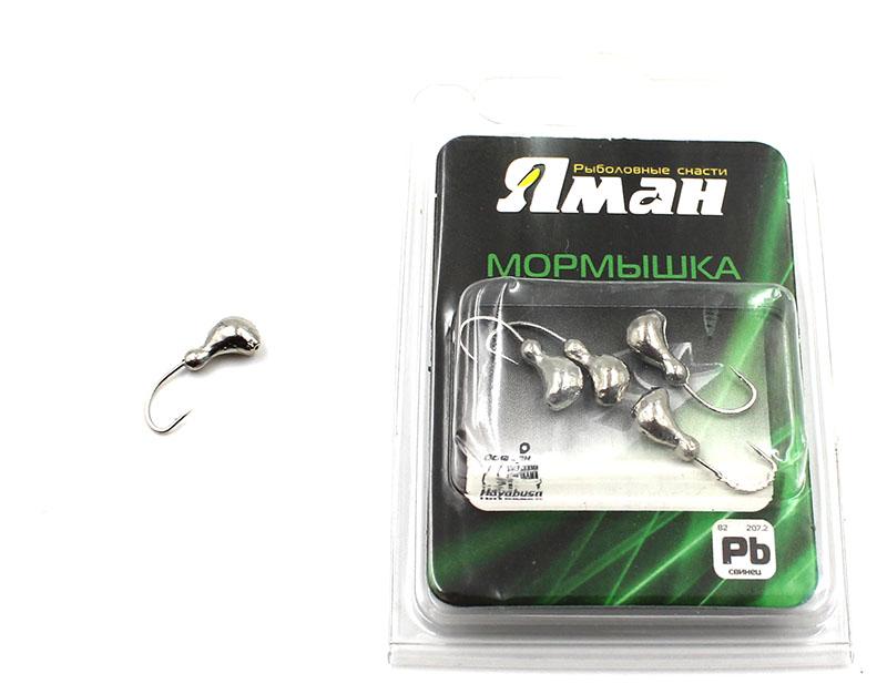Мормышка "ЯМАН" ст. муравей с отв.,цв.NL, вес 0,5 г (уп. 5 шт.)