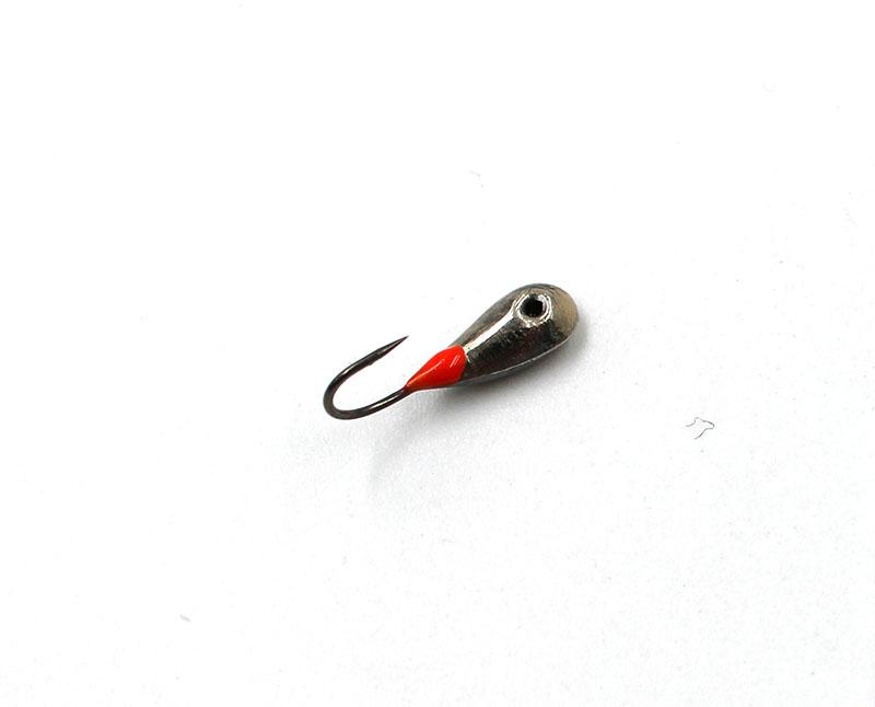 Мормышка ЯМАН "Уралка-М2" с коронкой, 0,6г.,цв.никель(уп.5 шт.)