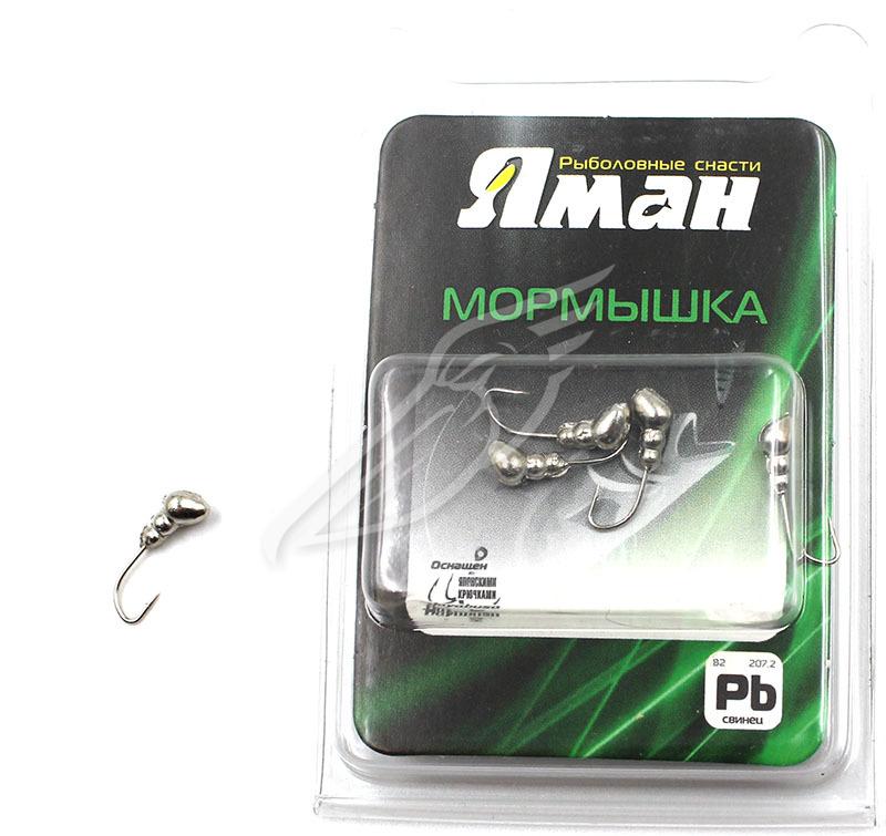 Мормышка "ЯМАН" муравей с отв.,цв.NL, d 4, вес 0,6 г (уп. 5 шт.)