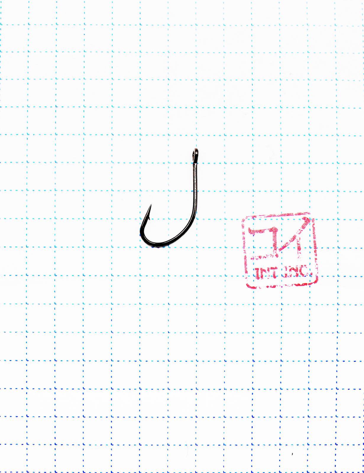 Крючок KOI "MARUSEIGO-RING", размер 6 (INT)/12 (AS), цвет BN (10 шт.) - 1