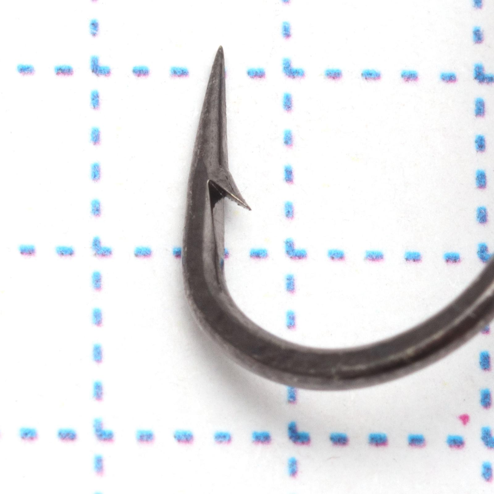 Крючок KOI "ROUND TREBLE", размер 4 (INT), цвет BN, тройник (10 шт.) - 4