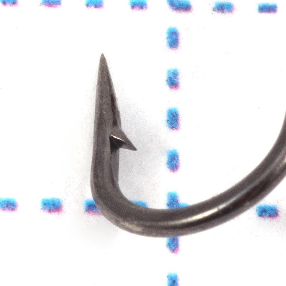 Крючок KOI "ROUND TREBLE", размер 12 (INT), цвет BN, тройник (10 шт.) - 4