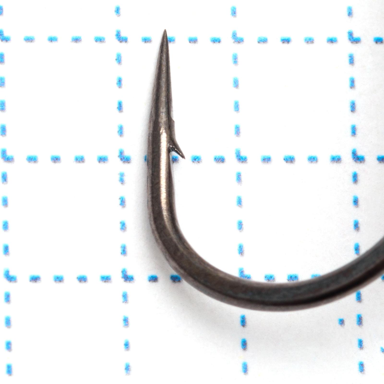 Крючок KOI "ROUND TREBLE", размер 1 (INT), цвет BN, тройник (5 шт.) - 4
