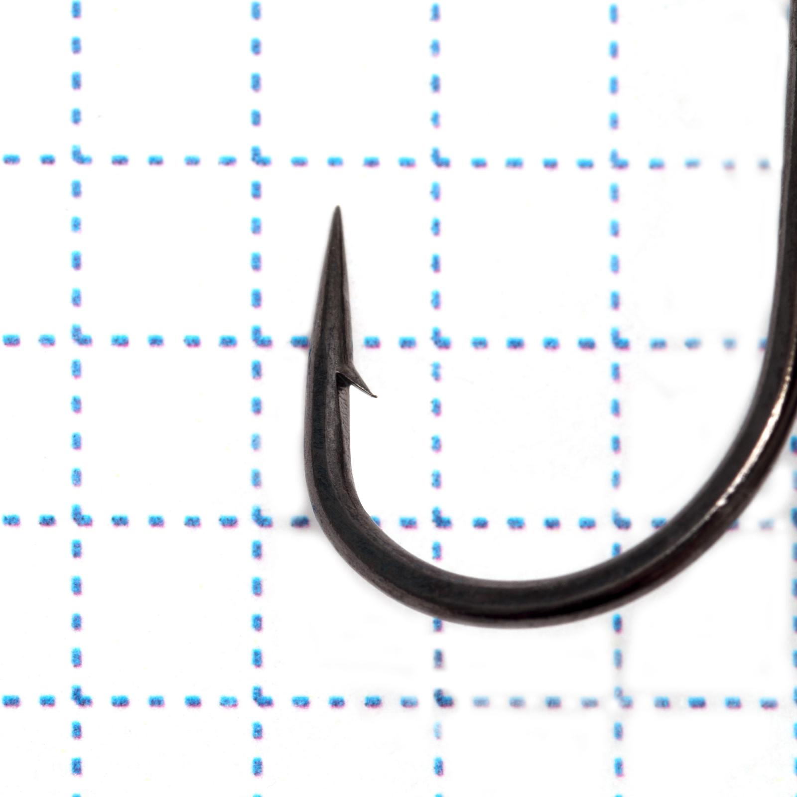 Крючок KOI "ROUND TREBLE", размер 1/0 (INT), цвет BN, тройник (5 шт.) - 4