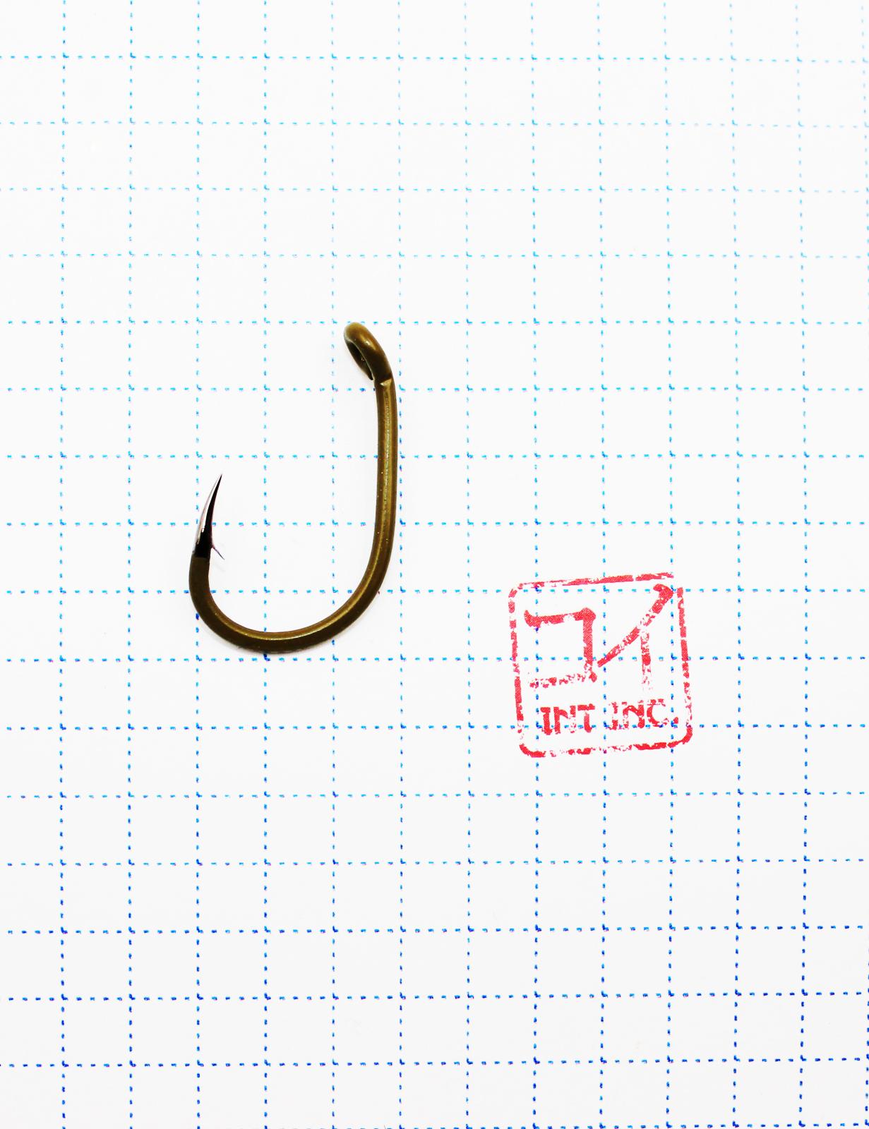 Крючок KOI "CARP SPECIALIST ", размер 1 (INT), цвет OL, карповый (10 шт.)
