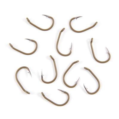 Крючок KOI "CARP SPECIALIST ", размер 4 (INT), цвет OL, карповый (10 шт.) - 3