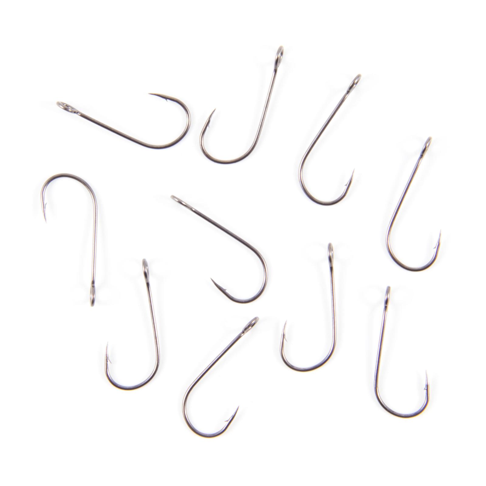 Крючок KOI "SINGLE SPOON HOOK", размер 6 (INT), цвет BN (10 шт.) - 3