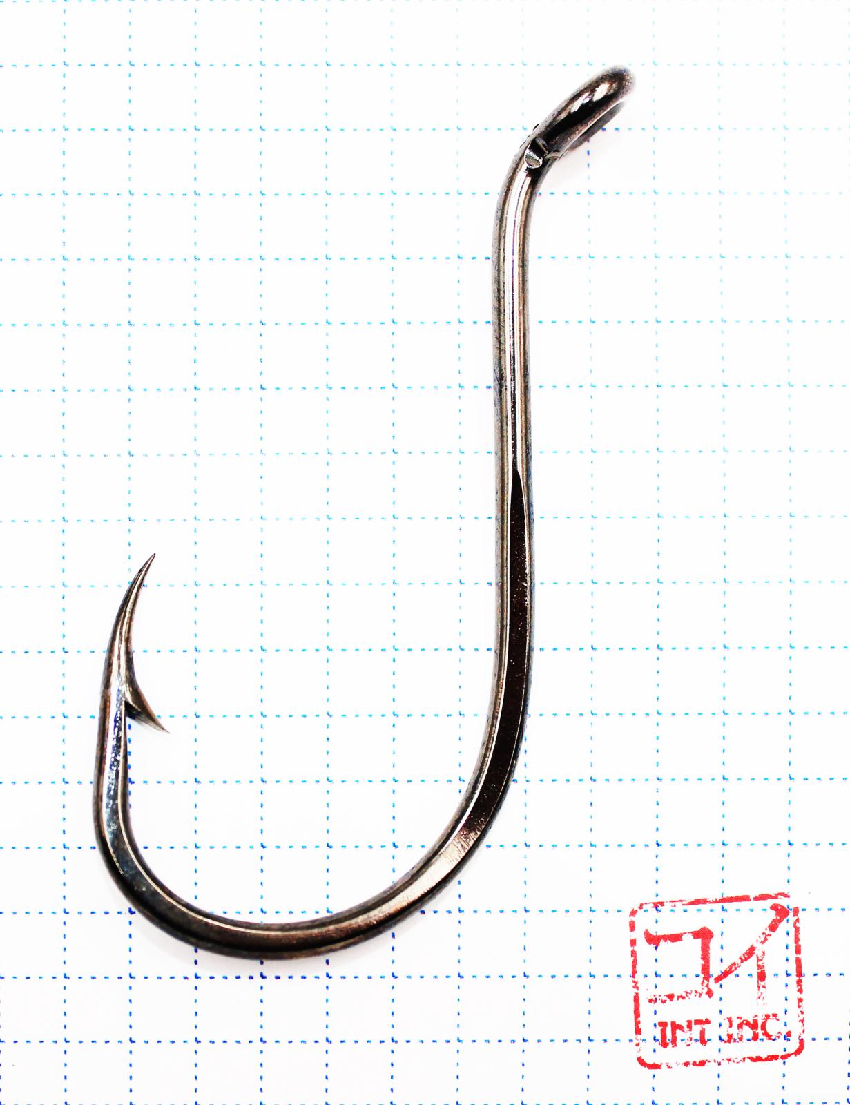 Крючок KOI "BEAK-RING", размер 10/0 (INT), цвет BN (5 шт.) - 1