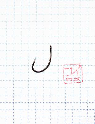 Крючок KOI "CARP SHORT SHANK ", размер 4 (INT), цвет BN, карповый (10 шт.) - 1