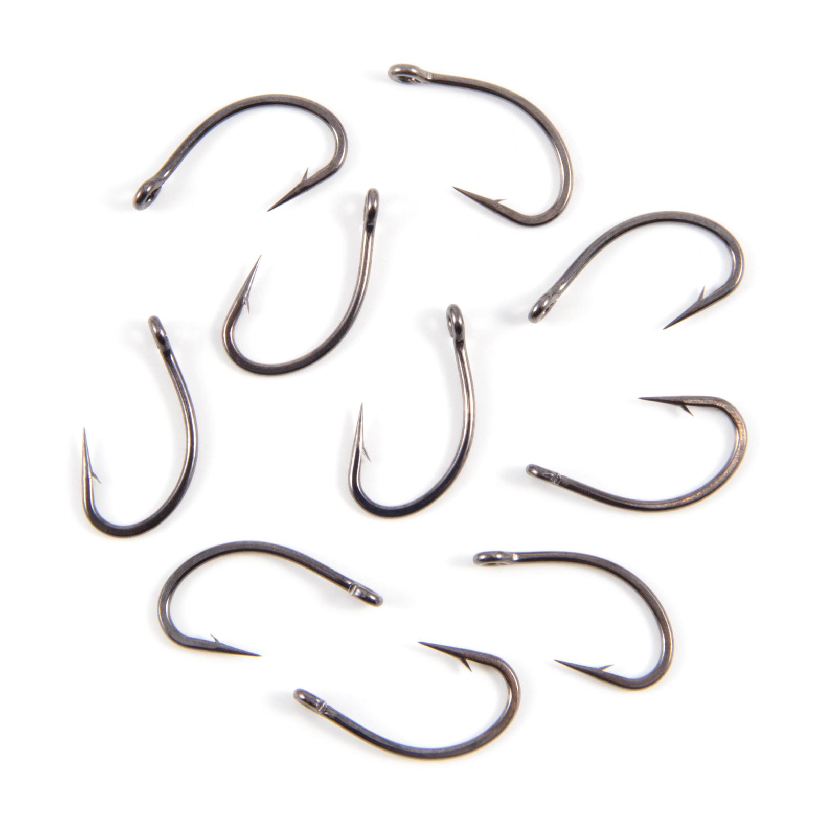 Крючок KOI "CARP SHORT SHANK ", размер 4 (INT), цвет BN, карповый (10 шт.) - 3