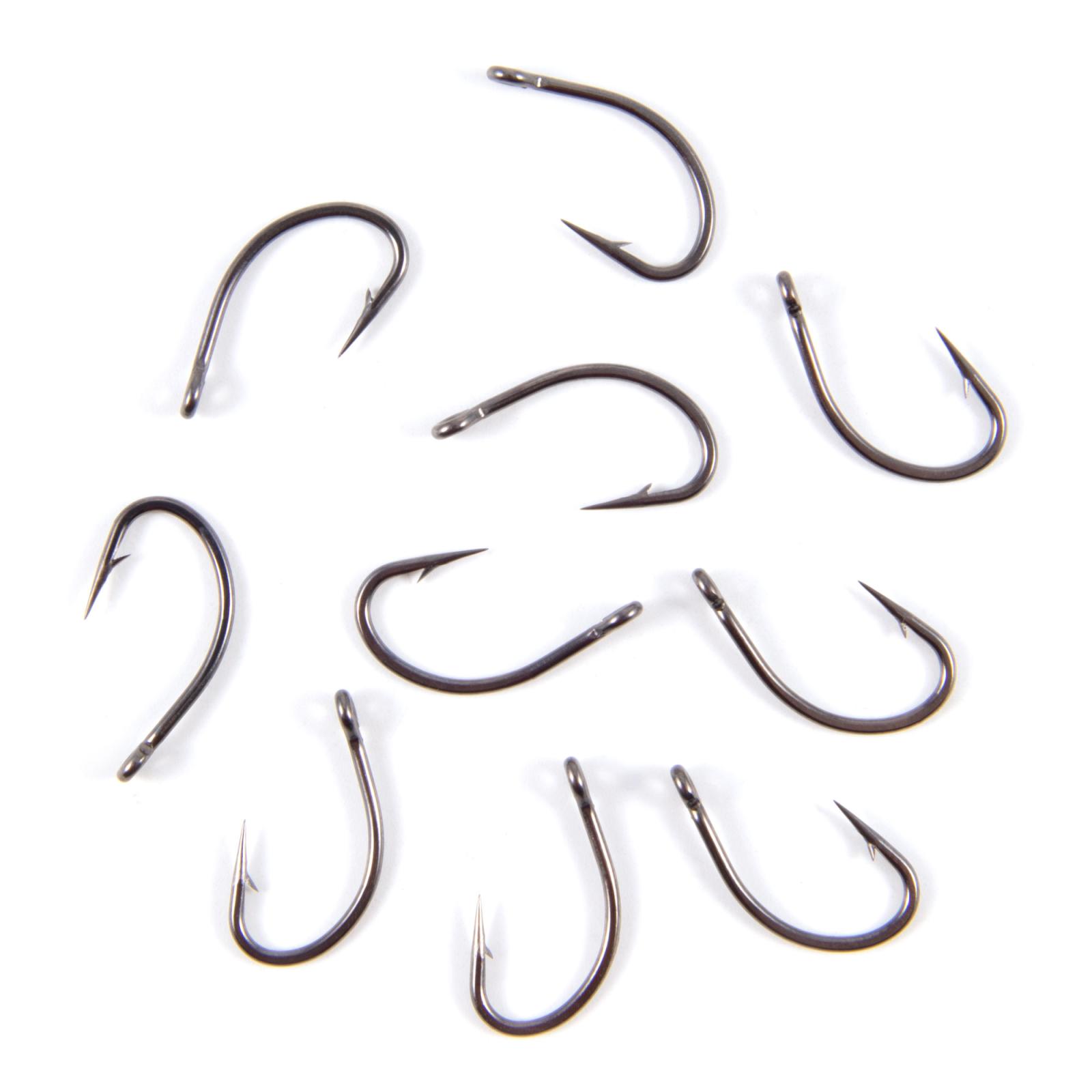Крючок KOI "CARP SHORT SHANK ", размер 6 (INT), цвет BN, карповый (10 шт.) - 3