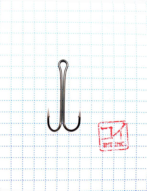 Крючок KOI "DOUBLE HOOK", размер 4 (INT), цвет BN, двойник (10 шт.)