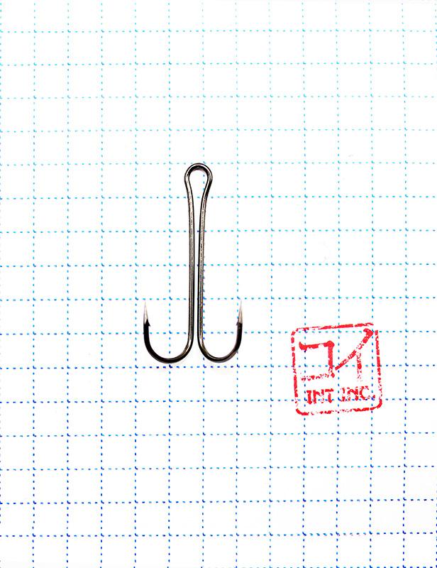 Крючок KOI "DOUBLE HOOK", размер 6 (INT), цвет BN, двойник (10 шт.) - 1