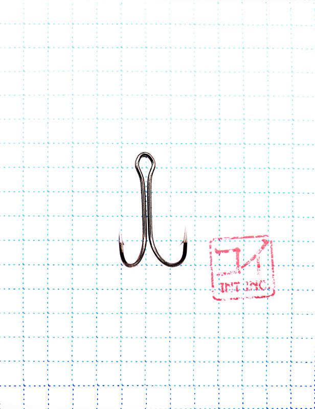 Крючок KOI "SHORT DOUBLE HOOK", размер 4 (INT), цвет BN, двойник (10 шт.) - 1
